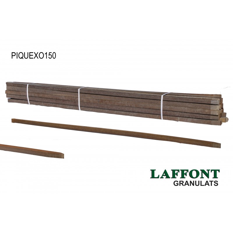 PIQUET BOIS EXOTIQUE 2.5X2.5X150 CM - CLASSE 4