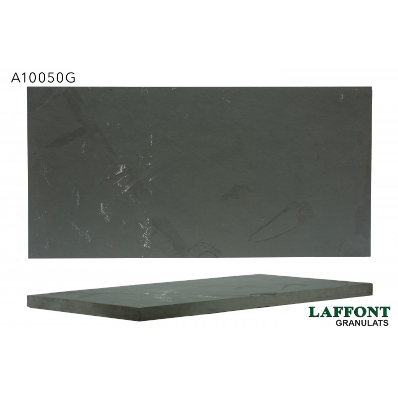 DALLE ARDOISE 100X50X2,8 / 3,2 CM - GRIS