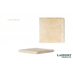 ANGLE RENTRANT TRAVERTIN BEIGE BA 45X45X3 CM - MIX 1