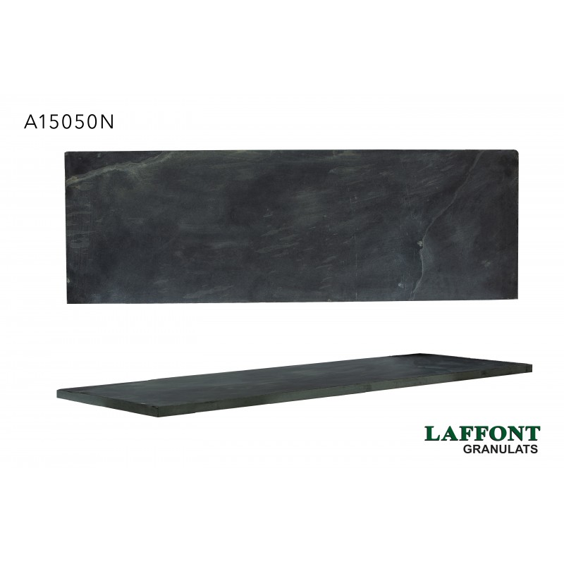 DALLE ARDOISE 150X50X2,8 / 3,2 CM - NOIR