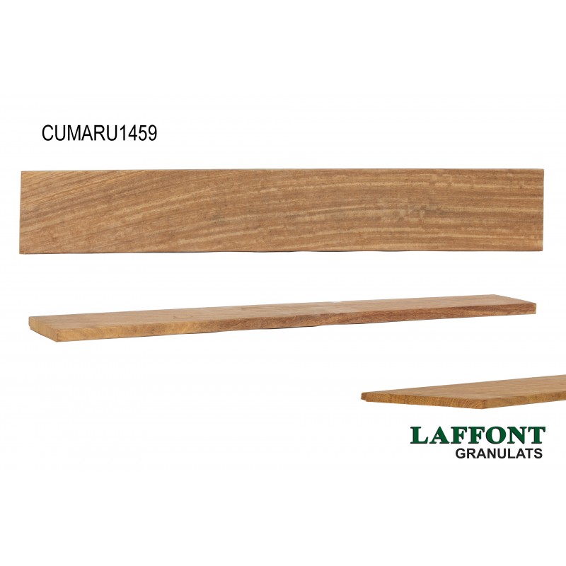 LAME TERRASSE CUMARU 145 MM EP 21 MM  - LG +/- 2,75 M (9' - 0,398 M2)