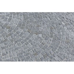 PAVES GRANIT 8X10X5 CM (10 M² / TONNE) - GRIS ALBA CLAIR