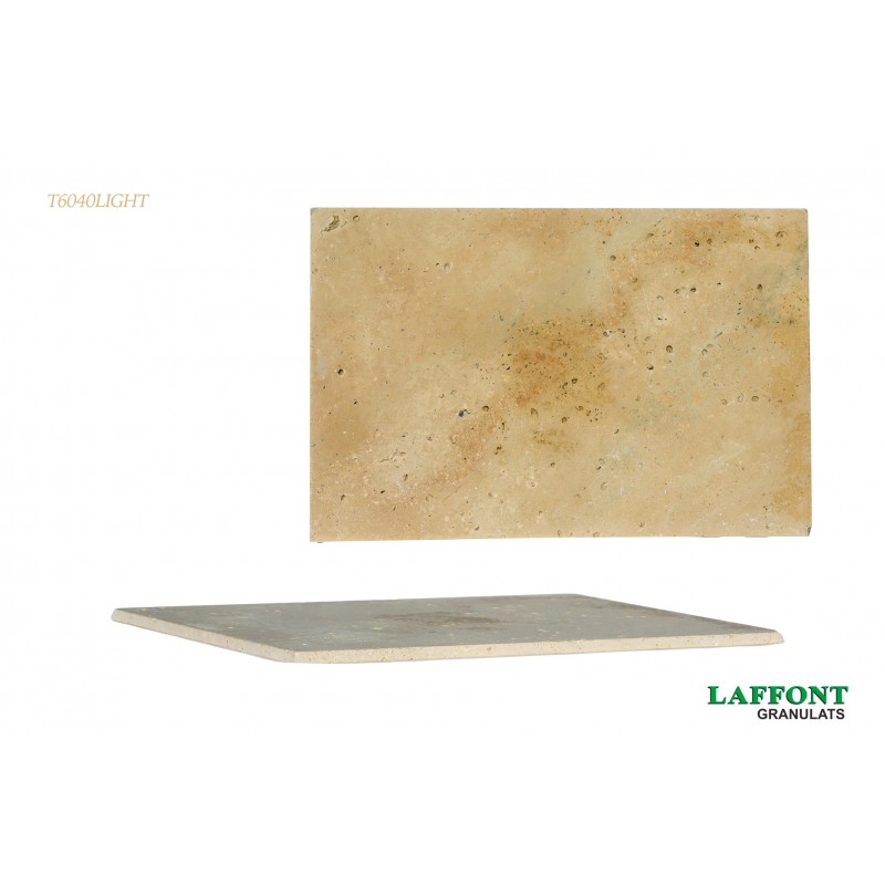 TRAVERTIN BEIGE 61X40,6X1,2 CM - LIGHT