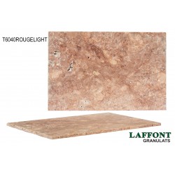 TRAVERTIN 61X40,6X1,2 CM - ROUGE LIGHT