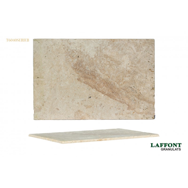 TRAVERTIN BEIGE 61X40,6X1,2 CM - SERIE B