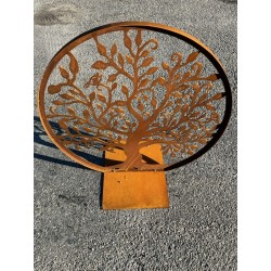 ARBRE DE VIE ACIER CORTEN Ø 100 CM - EP 3 MM