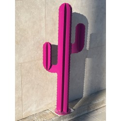 CACTUS 3 BRANCHES HT 110 CM - ROSE