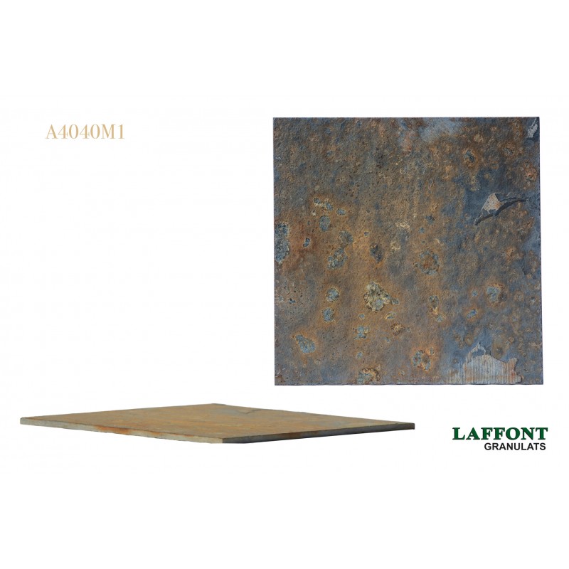 DALLES ARDOISE 40X40X1 CM - MULTICOLORE DALLES ARDOISE 40X40X1 CM - MULTICOLORE