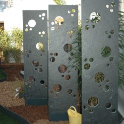 ARDOISE BUBBLE 150X50X3 CM - NOIR