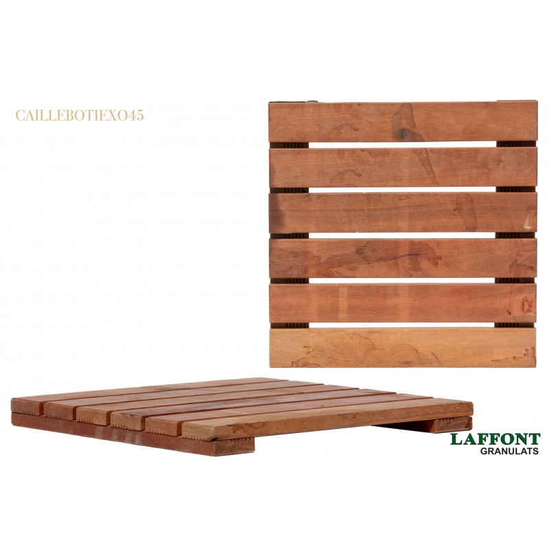 DALLE TERRASSE BOIS EXOTIQUE BRESIL 450X450X38 MM DALLE TERRASSE BOIS EXOTIQUE BRESIL 450X450X38 MM