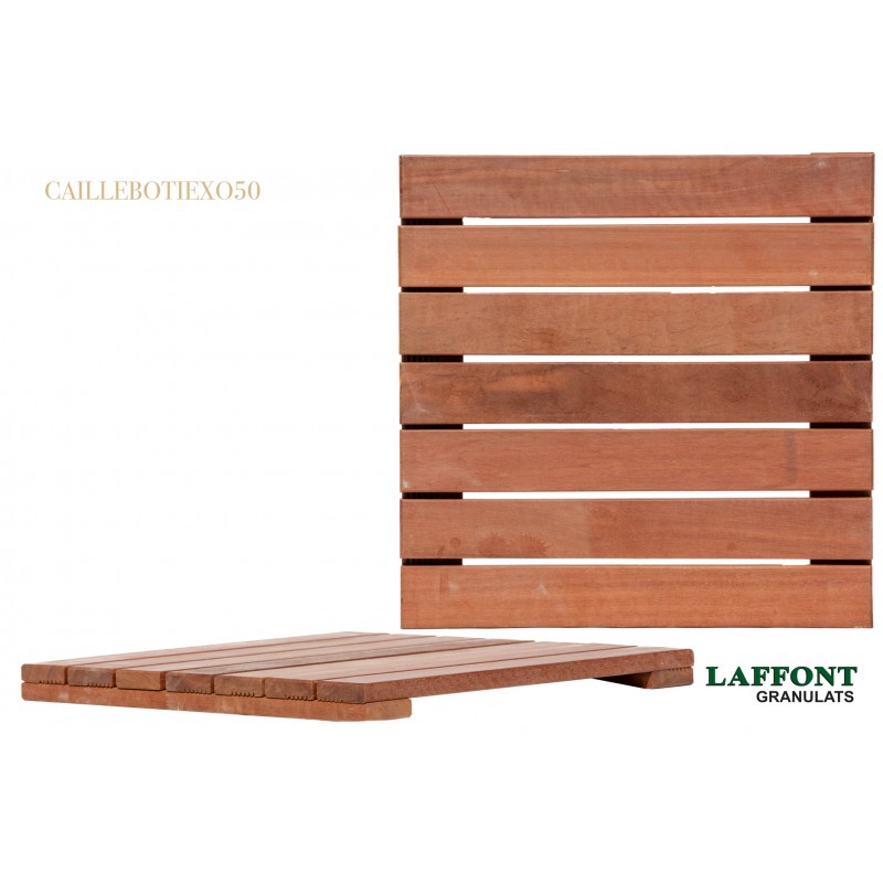 DALLE TERRASSE BOIS EXOTIQUE BRESIL 500X500X38 MM DALLE TERRASSE BOIS EXOTIQUE BRESIL 500X500X38 MM