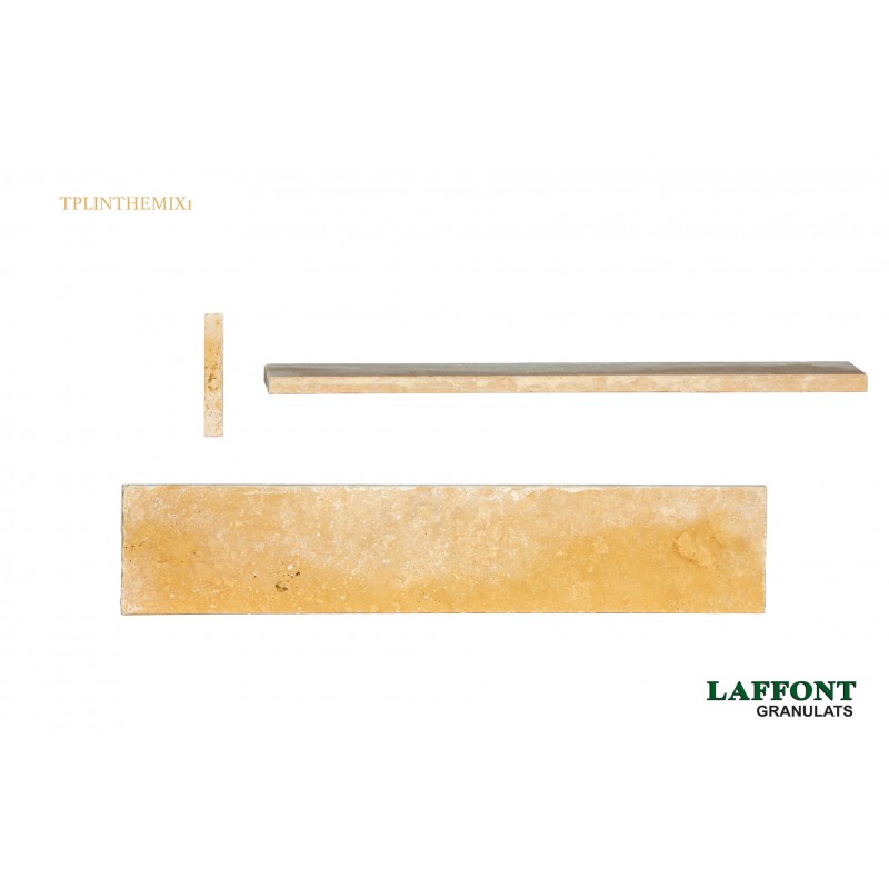PLINTHE TRAVERTIN BEIGE 40,6X8X1,2 CM - MIX 1 PLINTHE TRAVERTIN BEIGE 40,6X8X1,2 CM - MIX 1