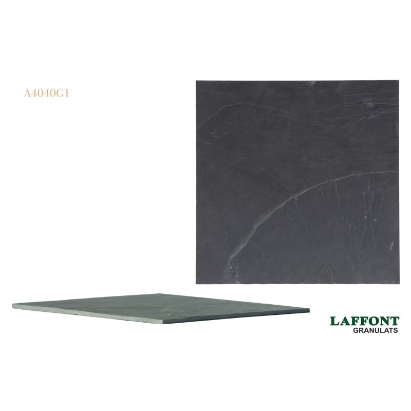 DALLES ARDOISE 40X40X1 CM - GRIS DALLES ARDOISE 40X40X1 CM - GRIS