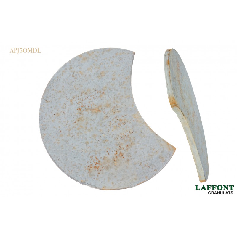 PAS JAPONAIS ARDOISE DEMI-LUNE 50X50X2 CM - MULTICOLORE PAS JAPONAIS ARDOISE DEMI-LUNE 50X50X2 CM - MULTICOLORE
