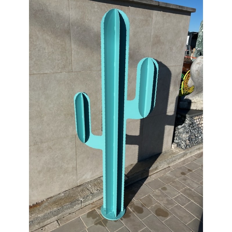 CACTUS 3 BRANCHES HT 170 CM - BLEU TURQUOISE CACTUS 3 BRANCHES HT 170 CM - BLEU TURQUOISE