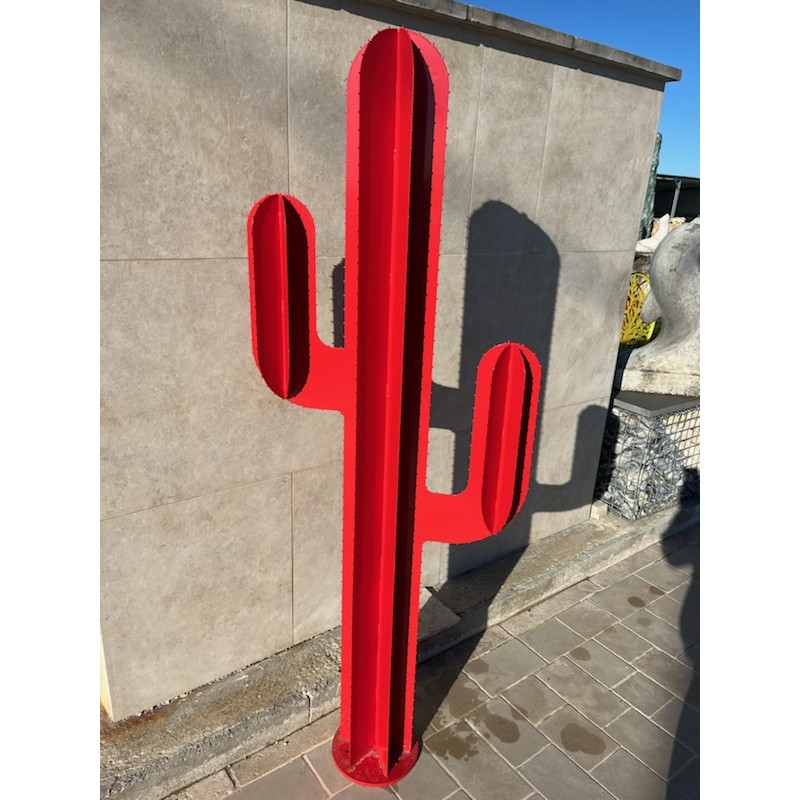 CACTUS 3 BRANCHES HT 110 CM - ROUGE CACTUS 3 BRANCHES HT 110 CM - ROUGE