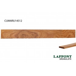 LAME TERRASSE CUMARU 145 MM EP 21 MM  - LG +/- 2,75 M (9' - 0,398 M2)