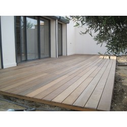 LAME TERRASSE ITAUBA 145 MM EP 21 MM  - LG +/- 1,20 M (4' - 0,177 M2)