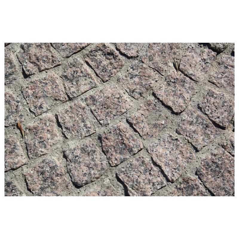 PAVES GRANIT 8X10X5 CM (10 M² / TONNE) - ROSE PORRINO PAVES GRANIT 8X10X5 CM (10 M² / TONNE) - ROSE PORRINO