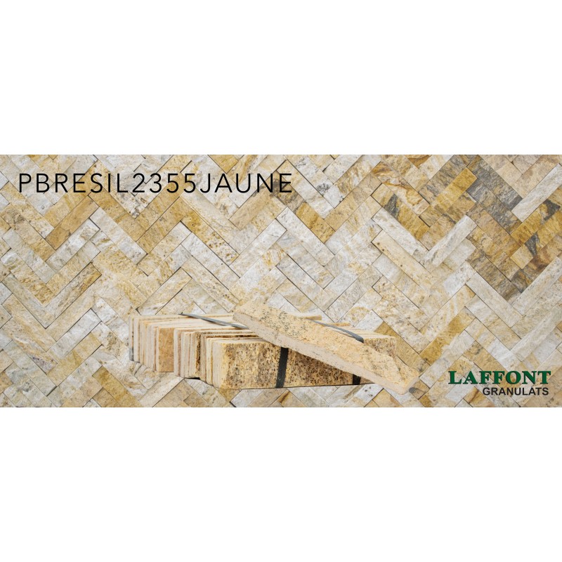 PAREMENT BRESIL JAUNE 23X5,5 CM PAREMENT BRESIL JAUNE 23X5,5 CM