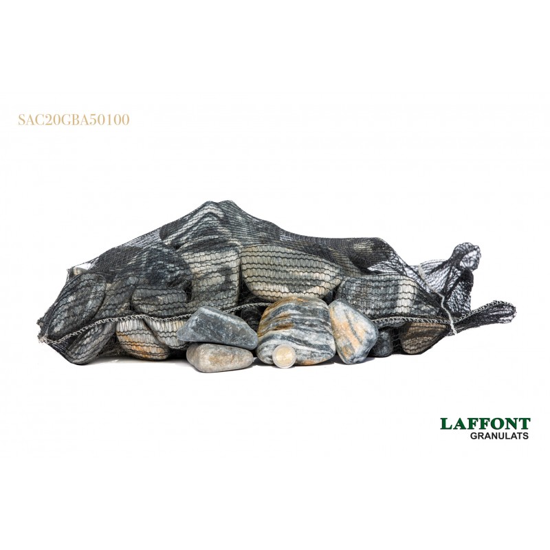 GALETS BLACK ANGEL 50/100 - SAC 20 KG GALETS BLACK ANGEL 50/100 - SAC 20 KG