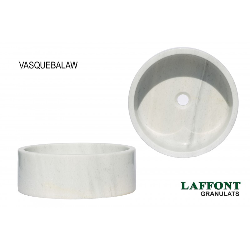 VASQUE RONDE AFYON WHITE Ø 45 CM VASQUE RONDE AFYON WHITE Ø 45 CM