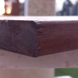 LAME TERRASSE MASSA. 145 MM EP 21 MM  - LG +/- 1,55 M (5' - 0,221 M2)
