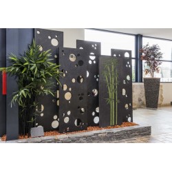 ARDOISE BUBBLE 150X50X3 CM - NOIR