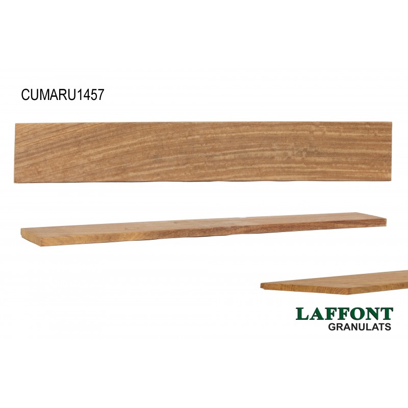 LAME TERRASSE CUMARU 95 MM EP 21 MM  - LG +/- 3,95 M (13' - 0,376 M2)