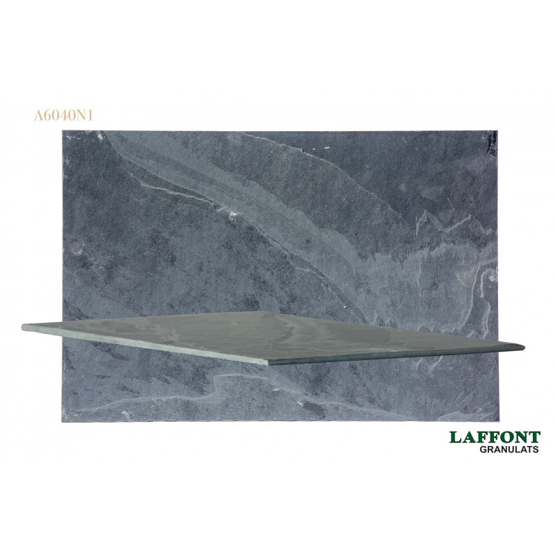 DALLES ARDOISE 60X40X1 CM - NOIR