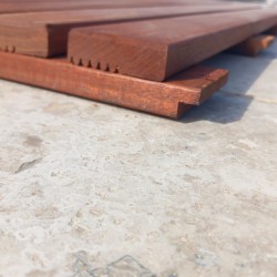 DALLE TERRASSE BOIS EXOTIQUE BRESIL 1800X450X38 MM