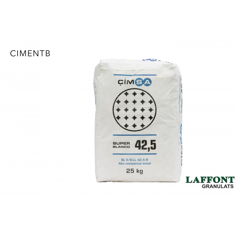 CIMENT BLANC - SAC 25 KG
