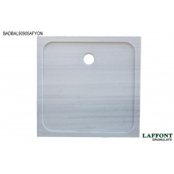 SB8 BAC DOUCHE 90X90X5 CM - AFYON WHITE