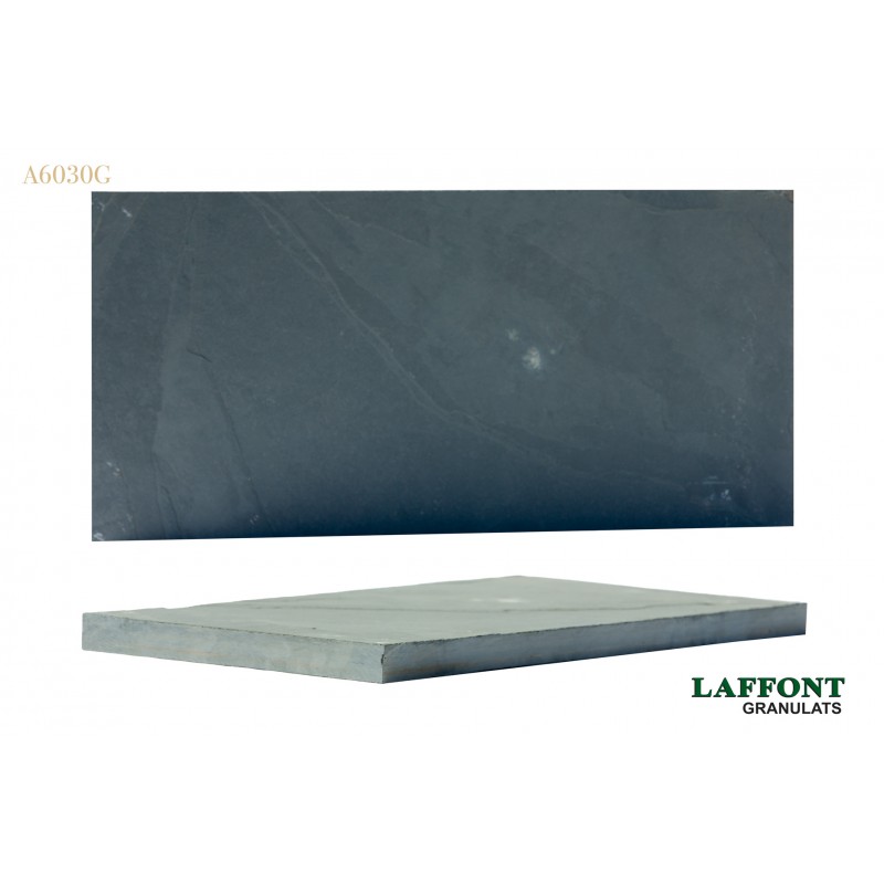 DALLE ARDOISE 60X30X2,8 / 3,2 CM - GRIS