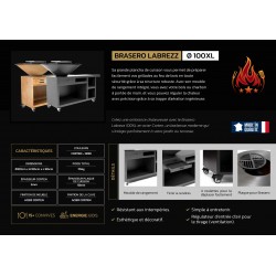 BRASERO CORTEN 100 XL - LA BREZZ