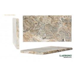 MARGELLE TRAVERTIN BA 61X33X3 CM - SILVER