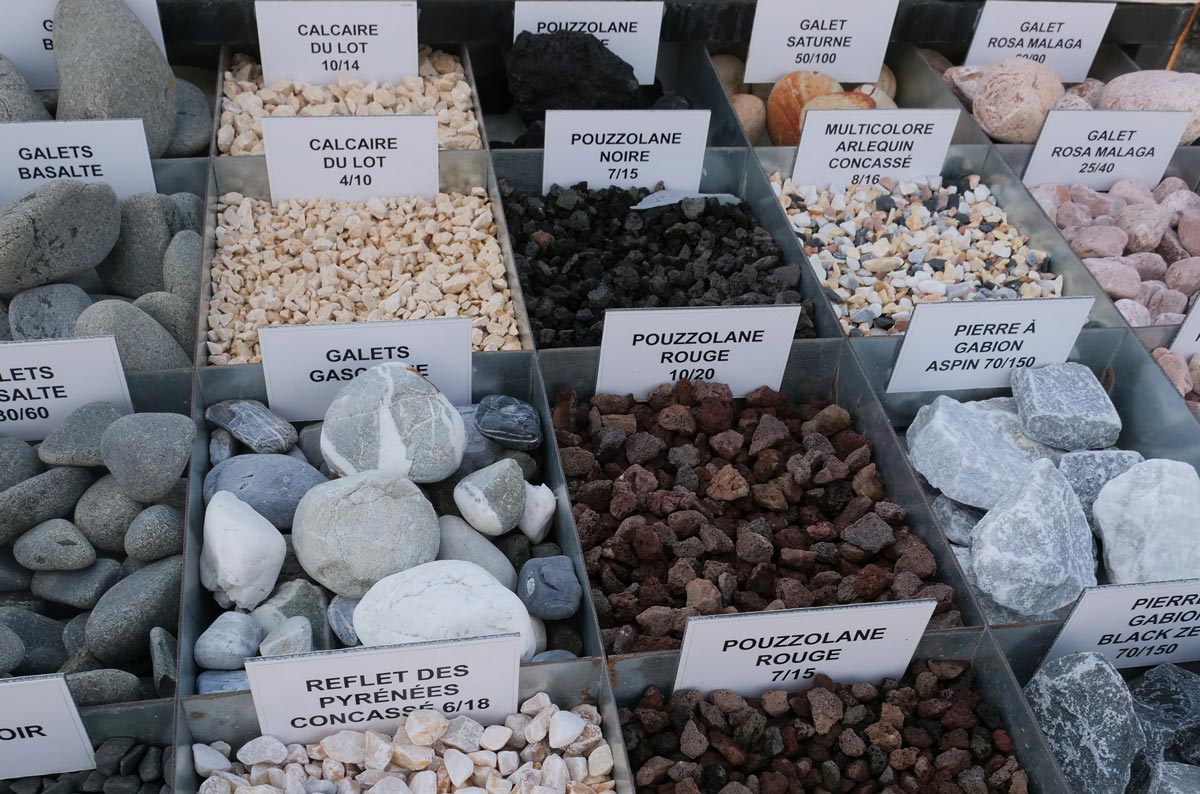 Specialiste des granulats décoratifs, le dépôt Laffont Granulats à brax (47310)